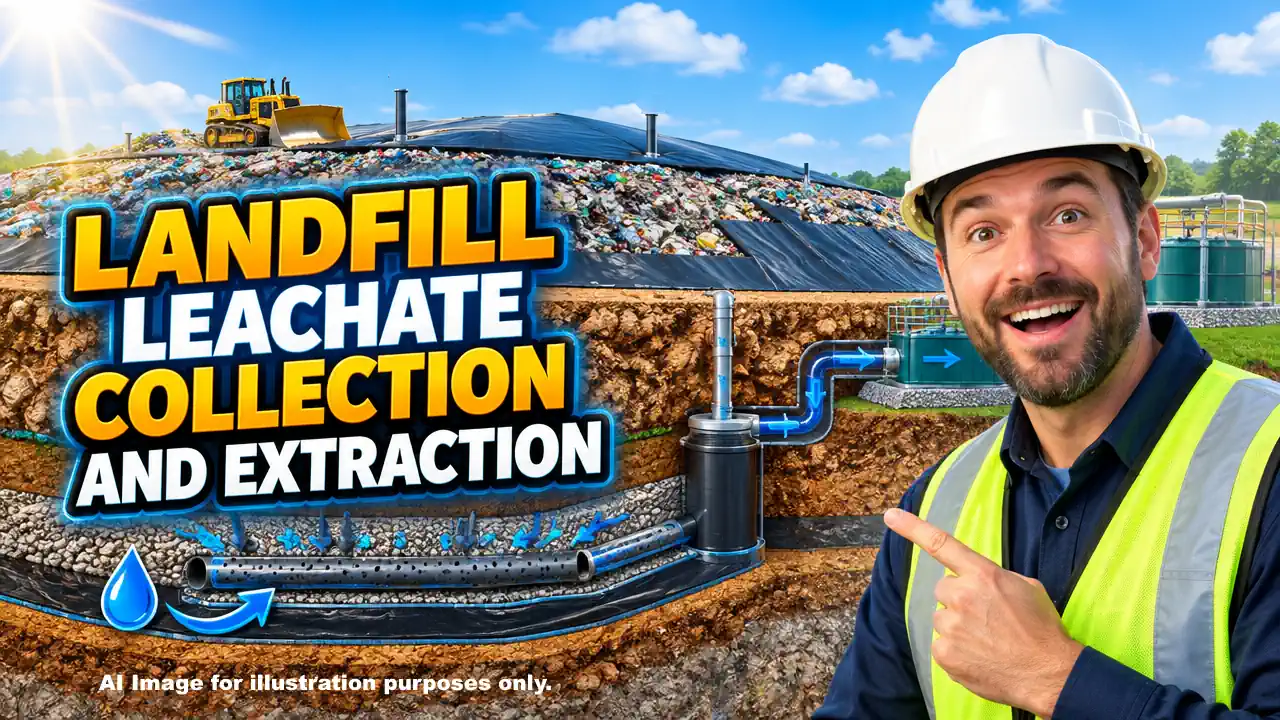 Landfill leachate collection and extraction article featured image. Landfill leachate collection and extraction article featured image.