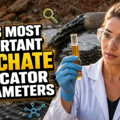 Image with the text: The 3 Most Important Leachate Indicator Parameters.