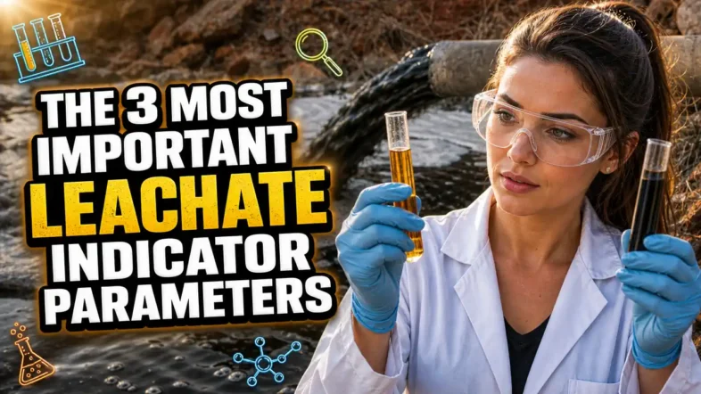 Image with the text: The 3 Most Important Leachate Indicator Parameters.