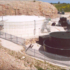 An SBR Plant for leachate treatment
