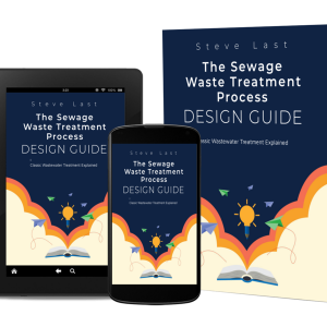 Sewage waste treatment processes guide cover 3d
