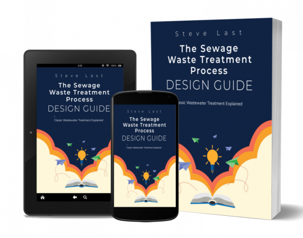 Sewage waste treatment processes guide cover 3d